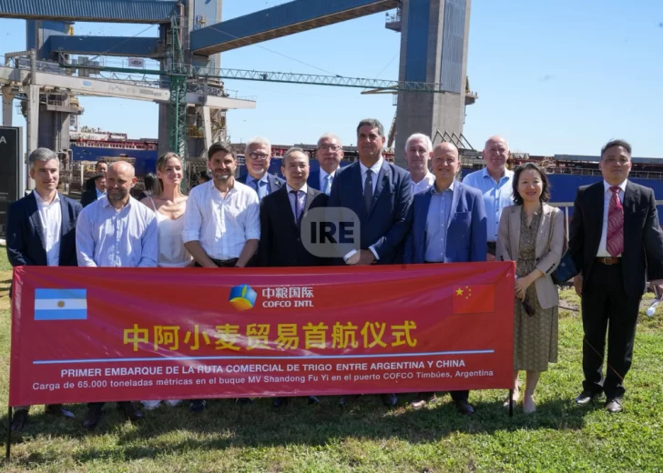 El puerto de Timbúes marcó un antes y un después en el comercio de trigo con China El puerto de Timbúes marcó un antes y un después en el comercio de trigo con China