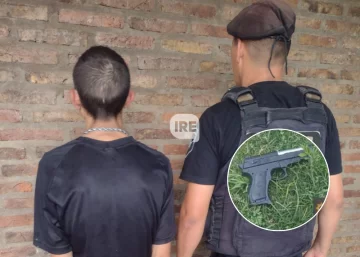 Detenido en Puerto San Martín tras arrojar una réplica de arma al ver a la policía