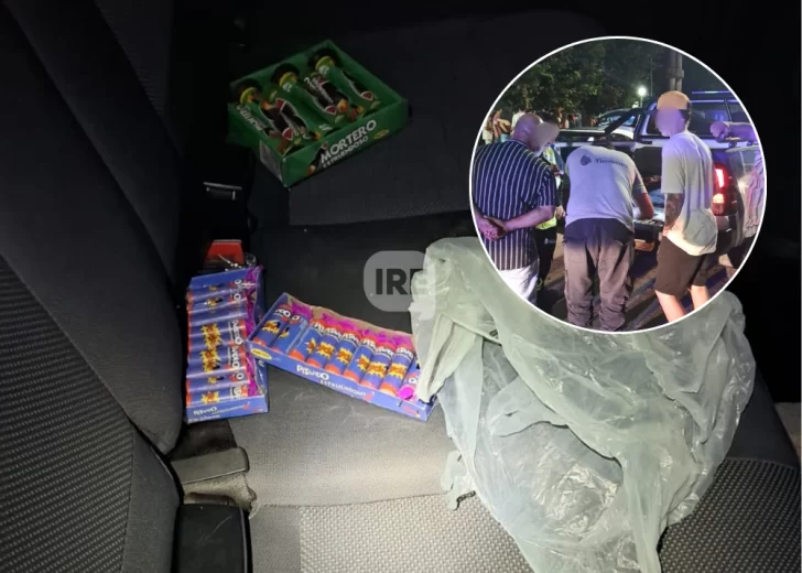 Pirotecnia cero: Controles en Timbúes detectaron tenencia en un vehículo Pirotecnia cero: Controles en Timbúes detectaron tenencia en un vehículo