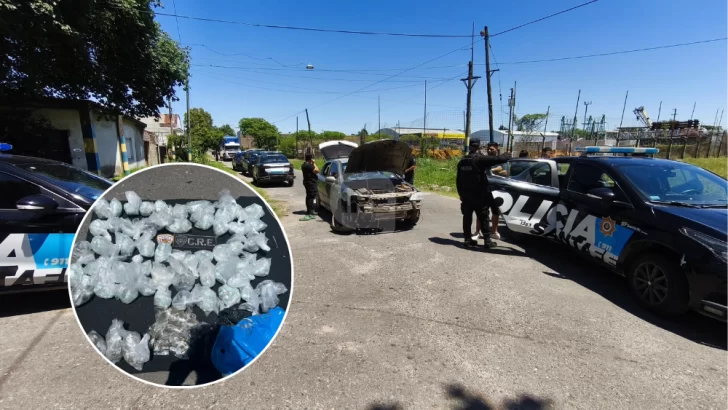 Persecución policial en Beltrán terminó con un hallazgo impactante: 2.000 dosis de cocaína