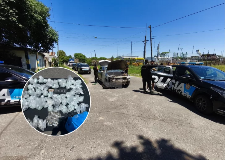 Persecución policial en Beltrán terminó con un hallazgo impactante: 2.000 dosis de cocaína