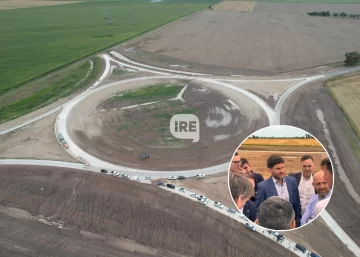 Pullaro y Rasetto recorrieron el Desvío Giardino y destacaron el avance de la obra Pullaro y Rasetto recorrieron el Desvío Giardino y destacaron el avance de la obra