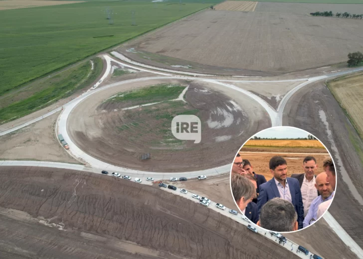 Pullaro y Rasetto recorrieron el Desvío Giardino y destacaron el avance de la obra Pullaro y Rasetto recorrieron el Desvío Giardino y destacaron el avance de la obra