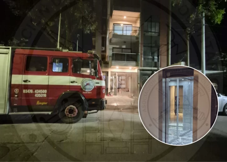 Rescataron a tres mujeres y un bebé atrapados en un ascensor en San Lorenzo Rescataron a tres mujeres y un bebé atrapados en un ascensor en San Lorenzo