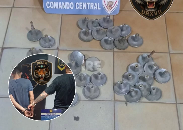 Robaba placas del cementerio de San Lorenzo y fue detenido Robaba placas del cementerio de San Lorenzo y fue detenido