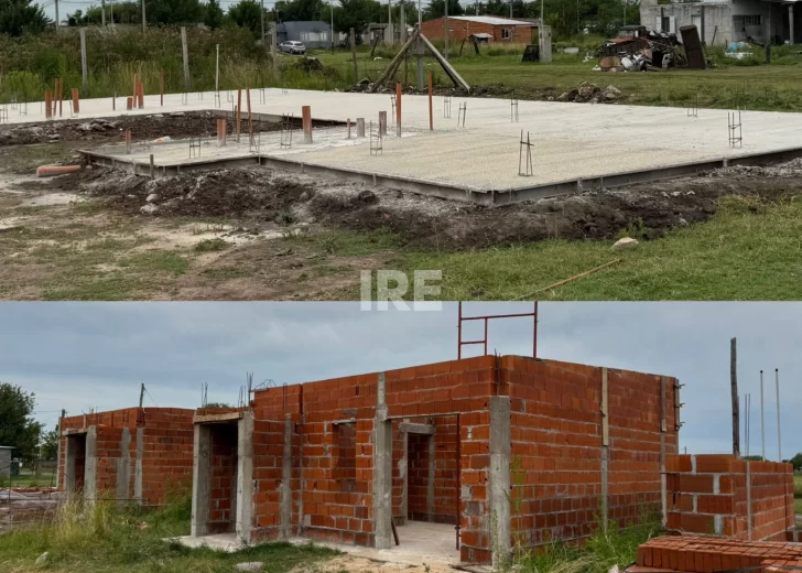 Volvió a ponerse en marcha la obra de 16 viviendas en Salto Grande Volvió a ponerse en marcha la obra de 16 viviendas en Salto Grande