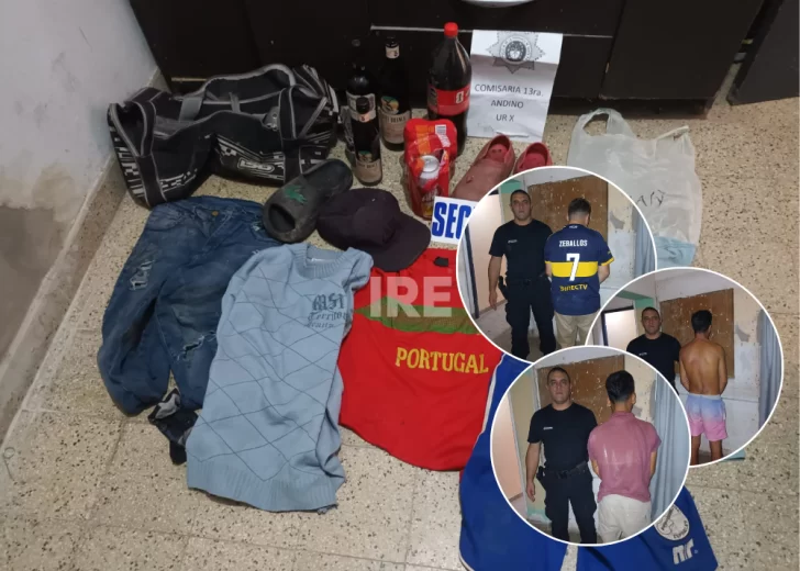 Rompieron la vidriera de una panadería en Andino y fueron detenidos con bebidas en la calle Rompieron la vidriera de una panadería en Andino y fueron detenidos con bebidas en la calle