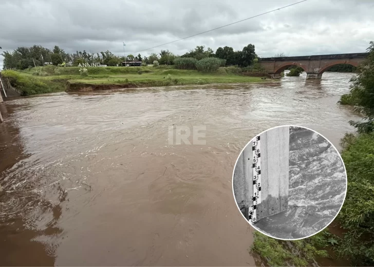 Alerta en Pueblo Andino por la crecida del río Carcarañá tras intensas lluvias Alerta en Pueblo Andino por la crecida del río Carcarañá tras intensas lluvias
