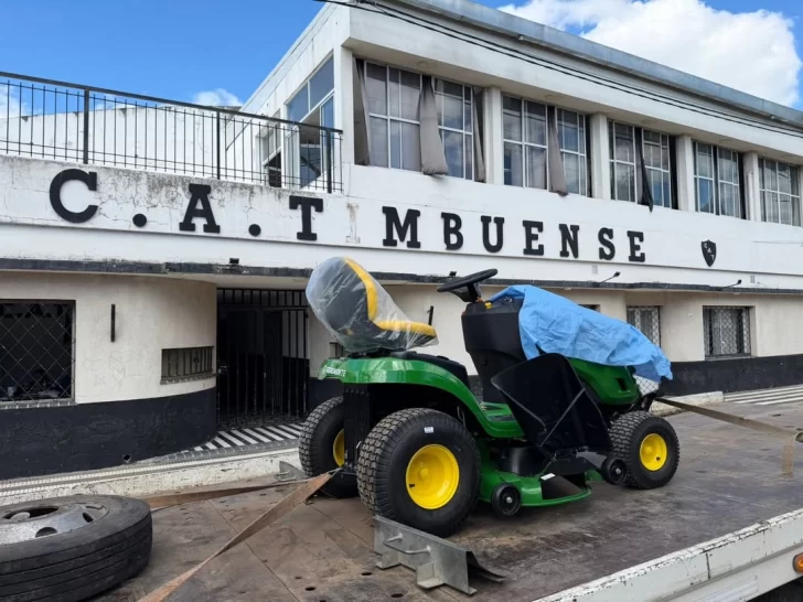 Con inversión y planificación, el club Timbuense sigue creciendo y sumó un tractor Con inversión y planificación, el club Timbuense sigue creciendo y sumó un tractor