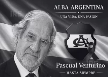 Murió Pascual Venturino: Histórico referente de Alba Argentina Murió Pascual Venturino: Histórico referente de Alba Argentina