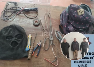 Cayó por un video de WhatsApp: Lo detuvieron tras intentar robar cables de la EPE en Oliveros Cayó por un video de WhatsApp: Lo detuvieron tras intentar robar cables de la EPE en Oliveros