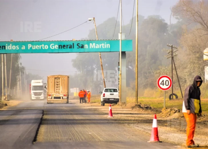 Comenzaron las obras sobre la Ruta 11 en Puerto San Martín: Hay desvíos y tránsito reducido Comenzaron las obras sobre la Ruta 11 en Puerto San Martín: Hay desvíos y tránsito reducido