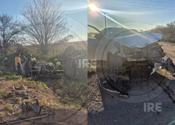 Choque entre una camioneta y un utilitario en San Lorenzo: un conductor quedó atrapado y fue rescatado Choque entre una camioneta y un utilitario en San Lorenzo: un conductor quedó atrapado y fue rescatado
