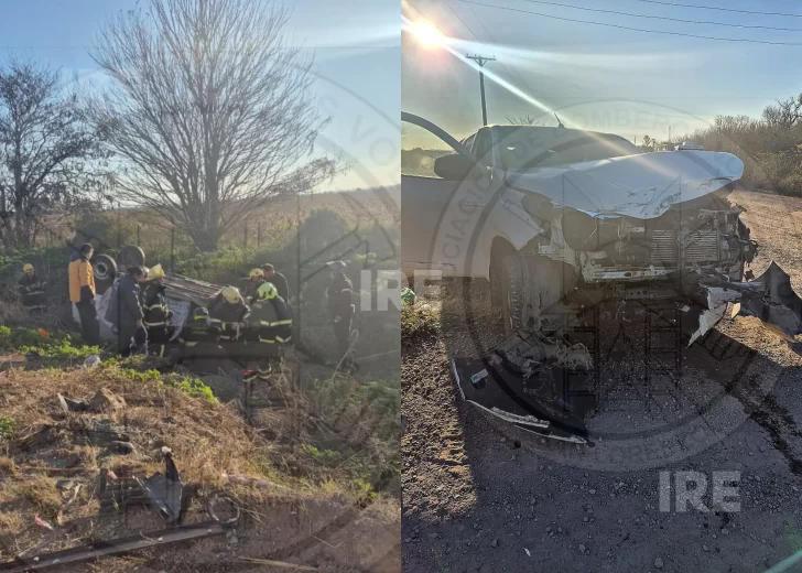 Choque entre una camioneta y un utilitario en San Lorenzo: un conductor quedó atrapado y fue rescatado Choque entre una camioneta y un utilitario en San Lorenzo: un conductor quedó atrapado y fue rescatado