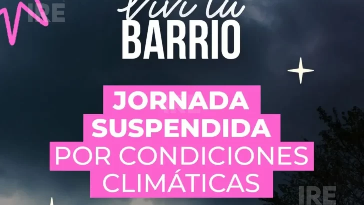 Por el mal tiempo, suspendieron la jornada “Viví tu Barrio” en Timbúes Por el mal tiempo, suspendieron la jornada “Viví tu Barrio” en Timbúes