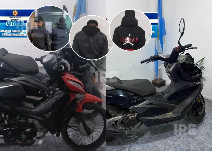 Secuestraron dos motos robadas y demoraron a tres jóvenes tras un operativo en Capitán Bermúdez Secuestraron dos motos robadas y demoraron a tres jóvenes tras un operativo en Capitán Bermúdez